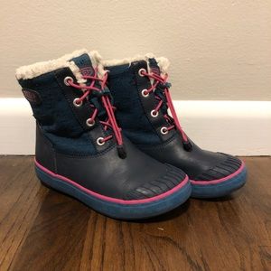 Keen Kids Elsa Boot Waterproof size 13 blue & pink
